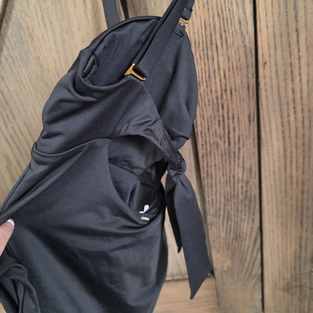 NWT Boamar Black One Piece Swimsuit - Picture 4 of 4